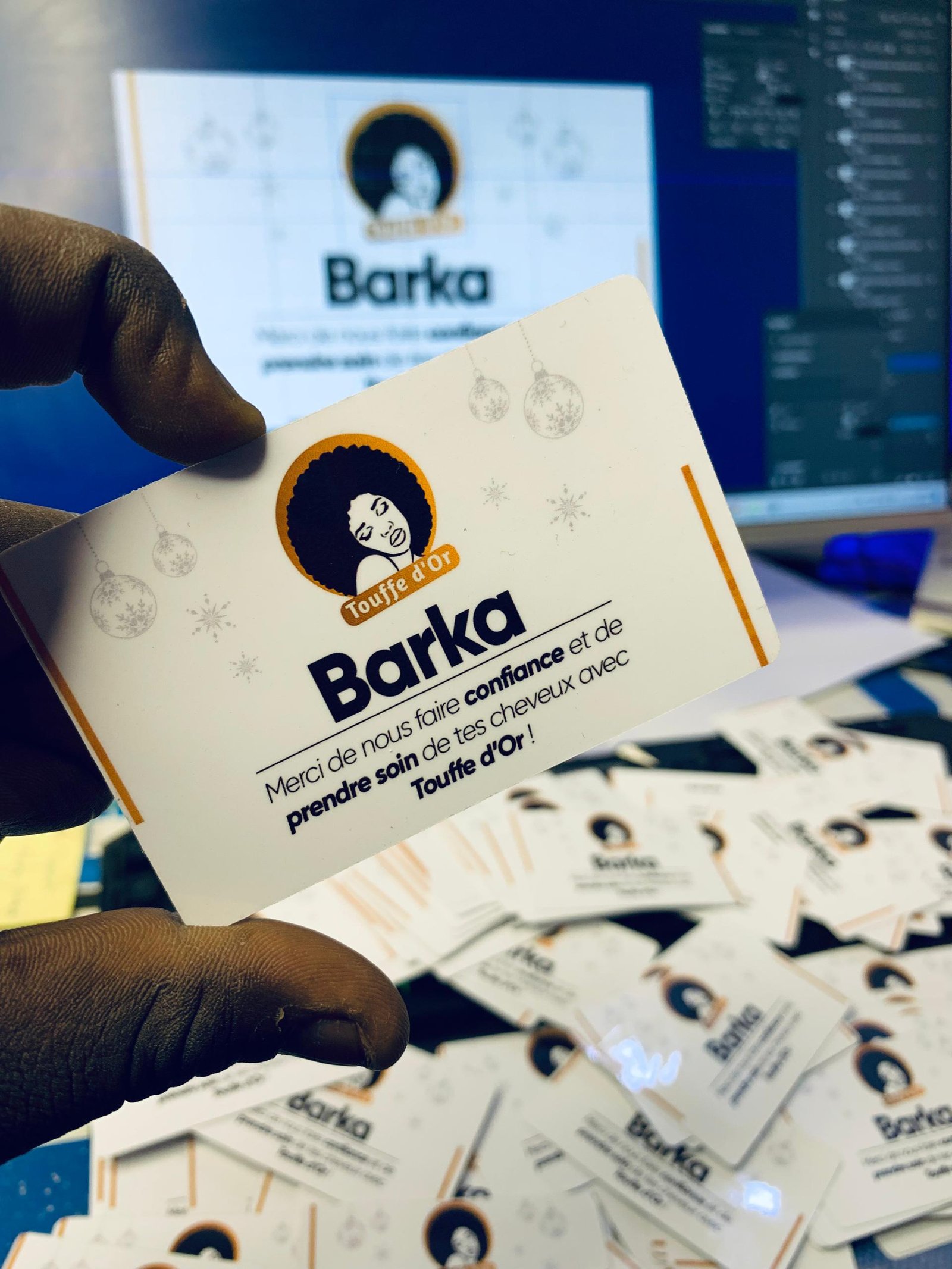 Impression de cartes de visite