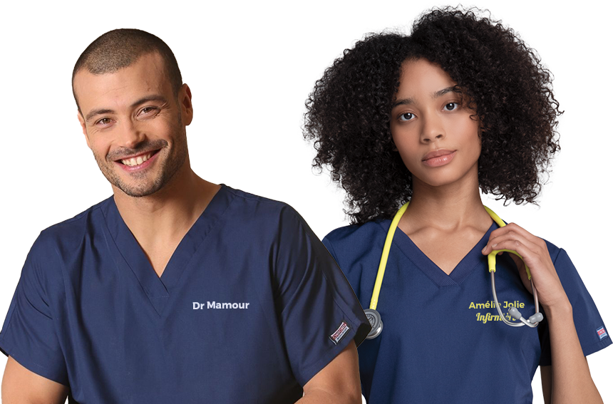 Impression de blouses personnalisées