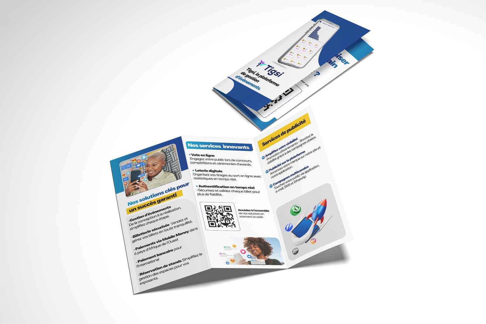 Conception des Dépliants